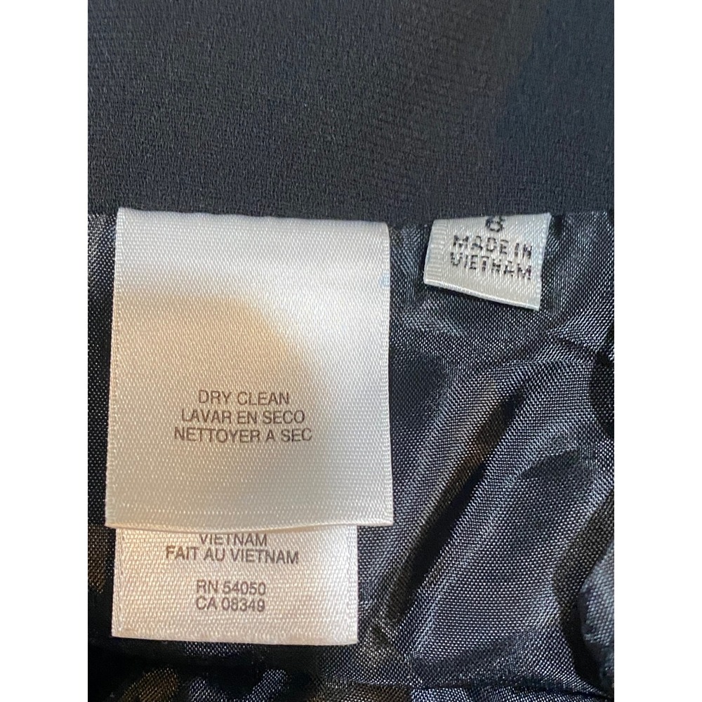 Jones Studio Separates Black Tiered Pencil Skirt Womens Size 8 Professional Knee - Picture 5 of 11